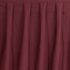 Box Pleated Table Skirting for Banquets